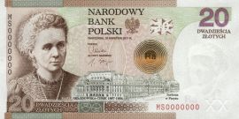 20 zł 2011 Maria Skłodowska-Curie